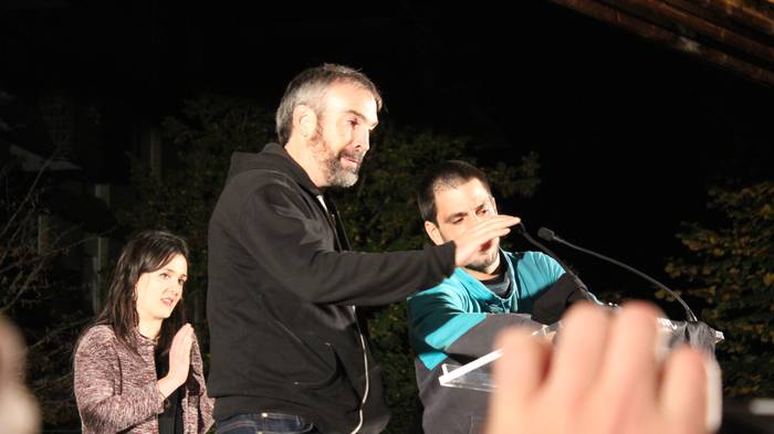 Alfredo Remirezen aldeko manifestazioa