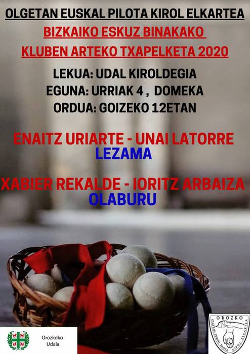 Bizkaiko Eskuz Binakako Kluben arteko Txapelketa
