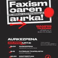 "Faxismoaren eta estatuen autoritarismoaren aurka" mobilizazioaren aurkezpena