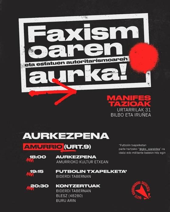 Faxismoaren eta estatuen autoritarismoaren aurka