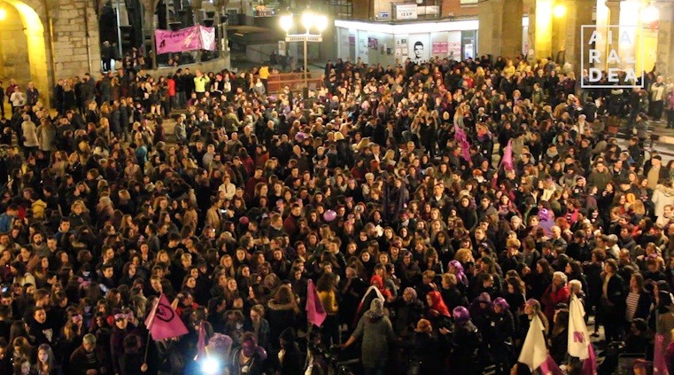 40 ekintzatik gora egongo dira Aiaraldeko greba feministan