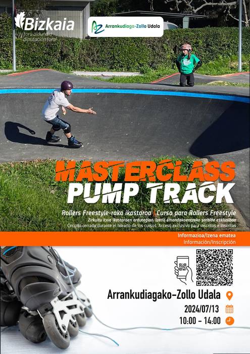 Pump track masterclass: Rollers Freestylerako ikastaroa