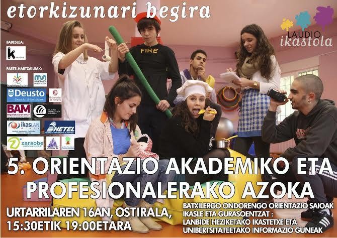 5. Orientazio Akademiko eta Profesionalerako Azoka egingo dute Laudio Ikastolan