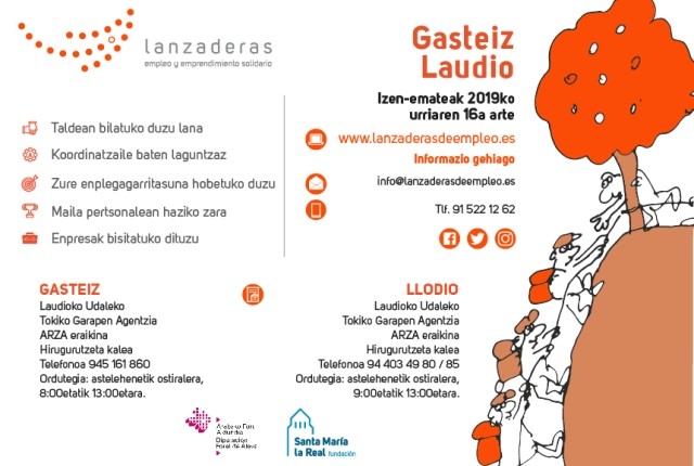 Luzatu egin da Gasteiz eta Laudioko enplegu anezketan izena emateko epea