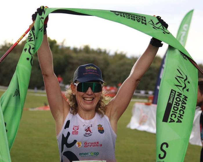 Izaskun Bengoa garaile Espainiako Ipar Martxa Txapelketan