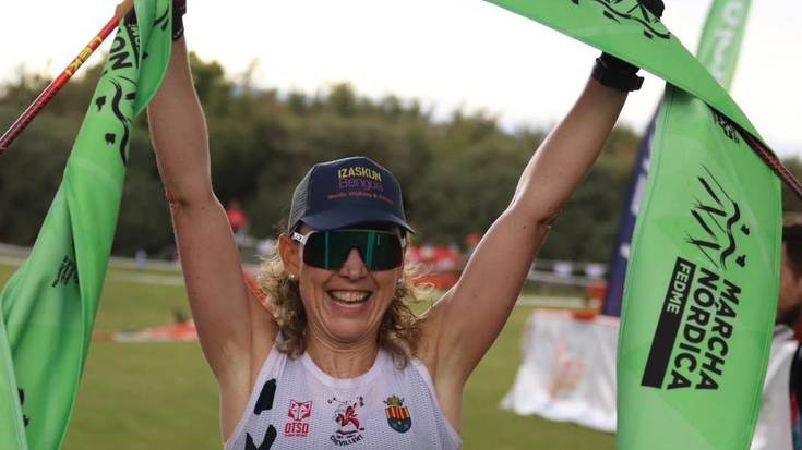 Izaskun Bengoa garaile Espainiako Ipar Martxa Txapelketan