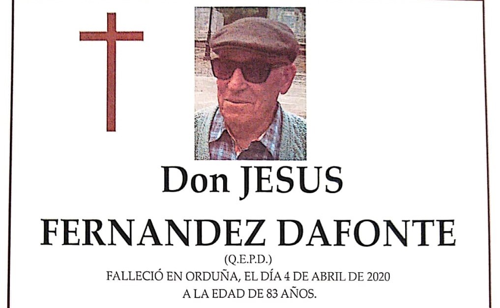 Jesus Fernandez Dafonte omentzeko txalokada deitu dute gaur 18:00etan