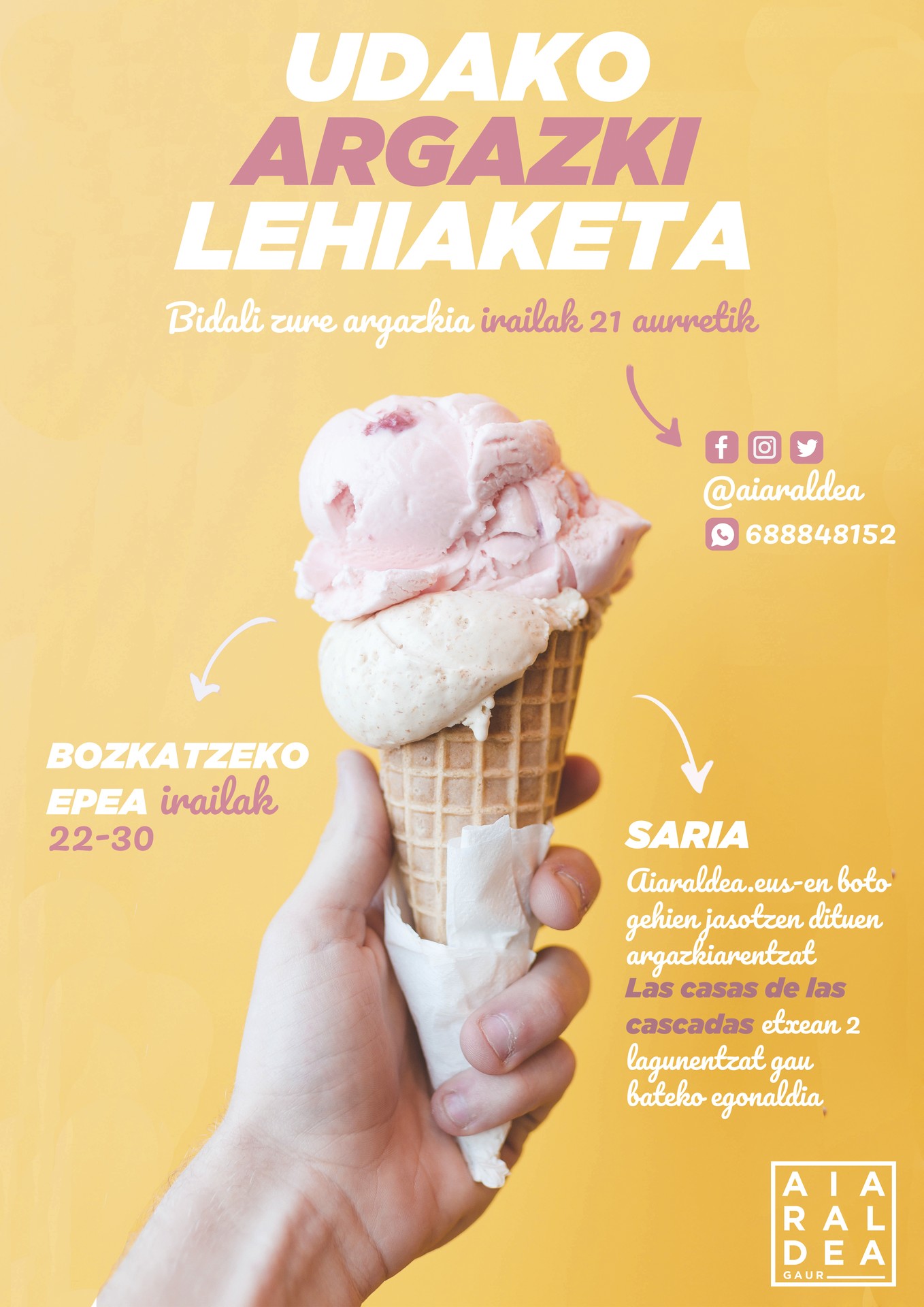 Udako argazki lehiaketa aurkeztu du Aiaraldea hedabideak