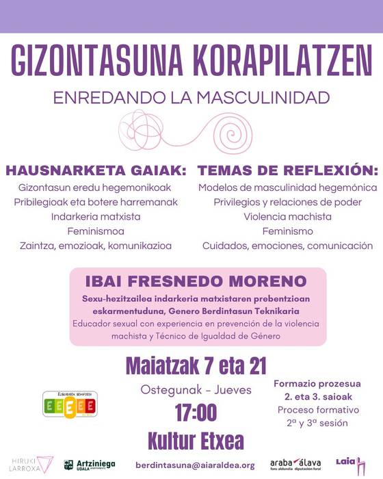 "Gizontasuna korapilatzen"