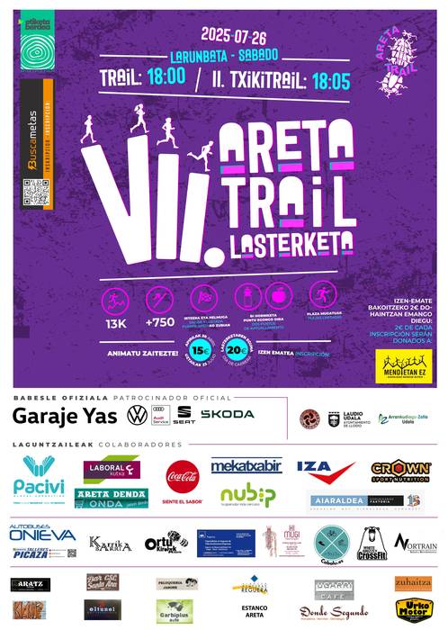VII. Areta Trail Lasterketa