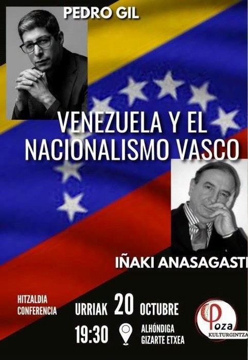 Venezuelari eta euskal nazionalismoari buruzko hitzaldia