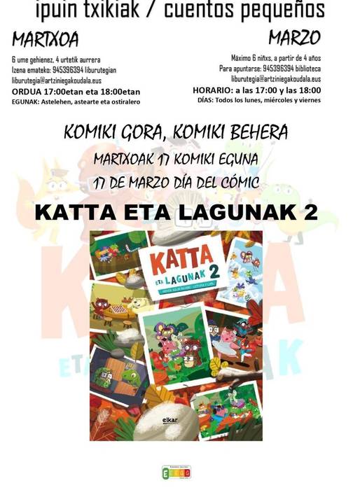 Ipuin txikiak: 'Katta eta lagunak 2'