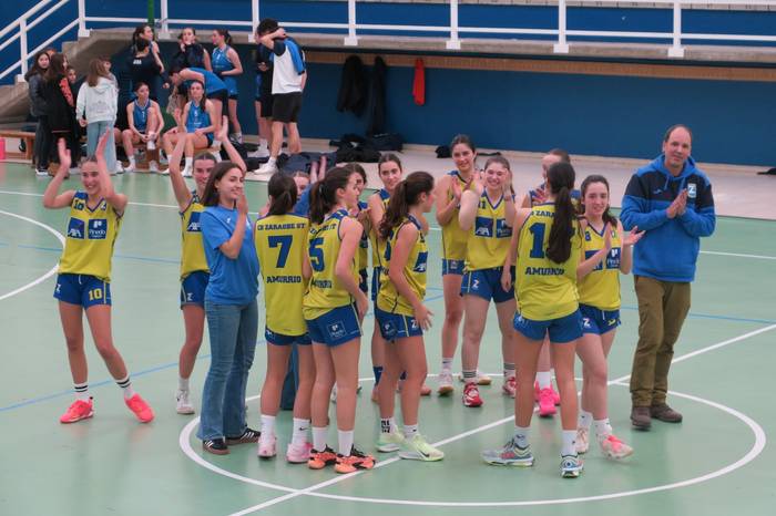 Zaraobeko emakumezkoen junior taldeak ere lortu du Euskal Ligara igotzea
