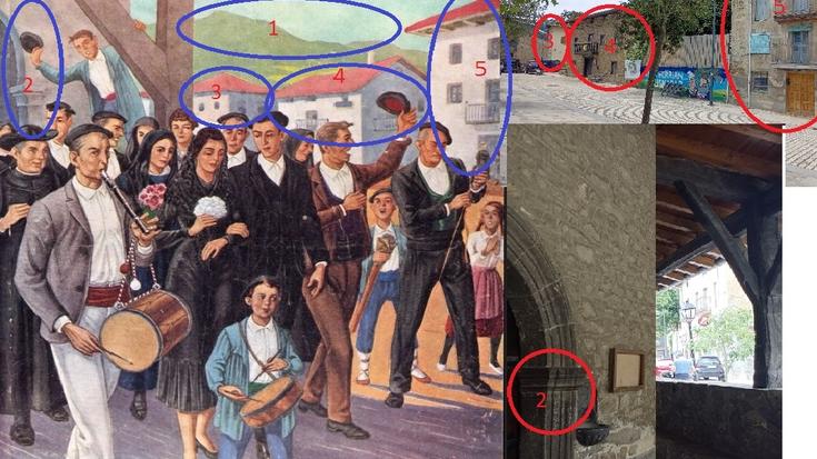 'Boda en la aldea', Arrankudiagan girotutako Jose Arrueren lana