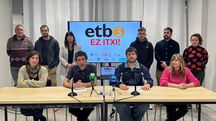 ETB3 ez ixtearen aldeko aldarriarekin bat egin du Aiaraldea Ekintzen Faktoriak