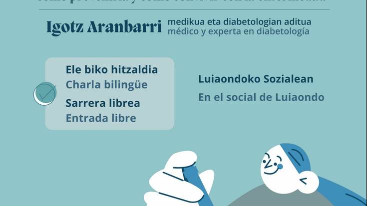 2. motako diabetesari buruzko hitzaldia