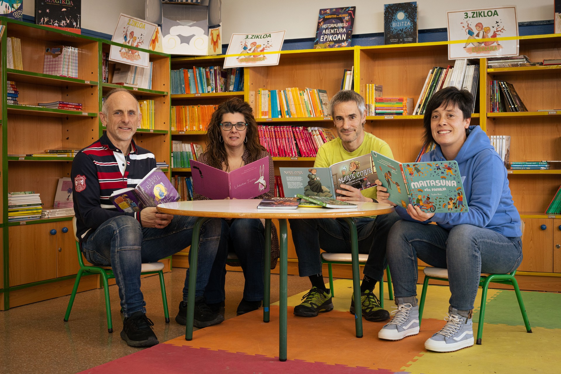 Irakurketaz elkarlanean gozatzeko erronka eskola publikoan