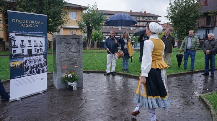 Gerra zibilean eraildakoak eta errepresaliatuak omendu dituzte Orozkon