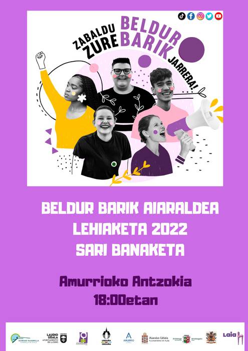 Aiaraldeko Beldur Barik lehiaketako sari banaketa