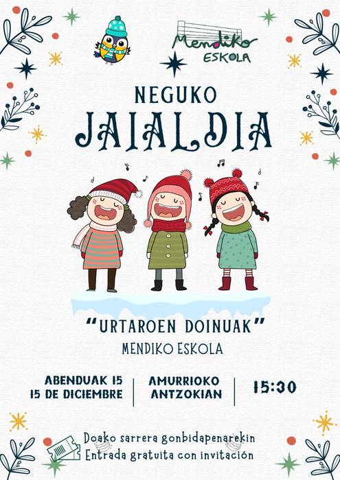 Mendiko Eskolaren Neguko Jaialdia