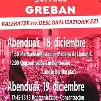 Maderas de Llodioko langileen mobilizazioa