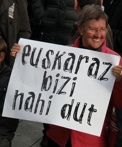 "Amurrion euskaraz bizi nahi dut" eguna izango da bihar