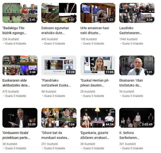 Aiaraldea Komunikabideak Youtube kontua berreskuratu du, zibererasoaren ondorioz desaktibatua zegoena