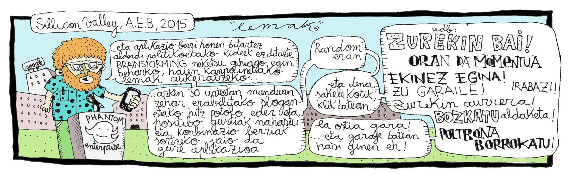 KOMIKIA: Hauteskundeetarako lemak