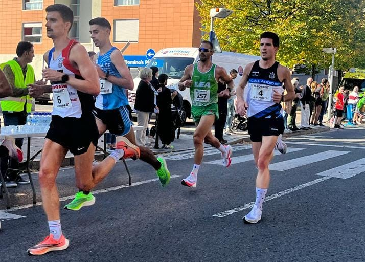 Euskadiko txapeldunorde izatea lortu du Koldo Ayesta Laudio Atletismoko korrikalariak