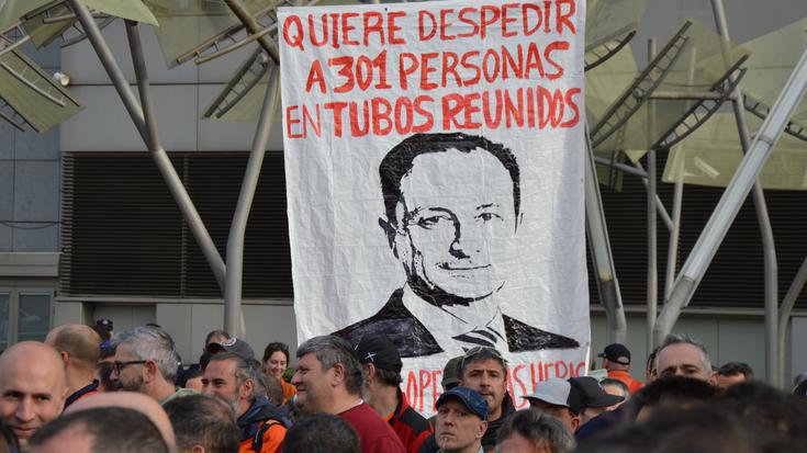 Eskaintza berririk eta aurrerapausorik ez gaur Tubos Reunidoseko langileen eta zuzendaritzaren arteko bileran