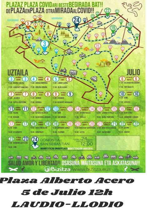 Plazaz plaza COVIDari beste begirada bat