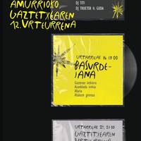 Amurrioko Gaztetxearen 12. urteurrena: Kontzertuak