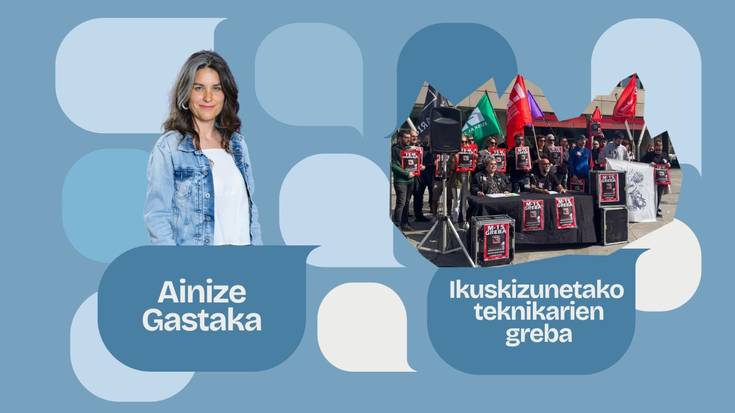 Laudioko aktualitatea eta ikusikizunetako teknikarien greba, azalera