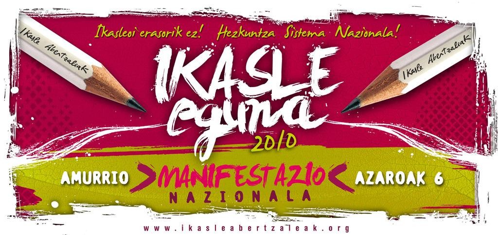 Ikasle Eguna 2010 Amurrion ospatuko du Ikasle Abertzaleak-ek