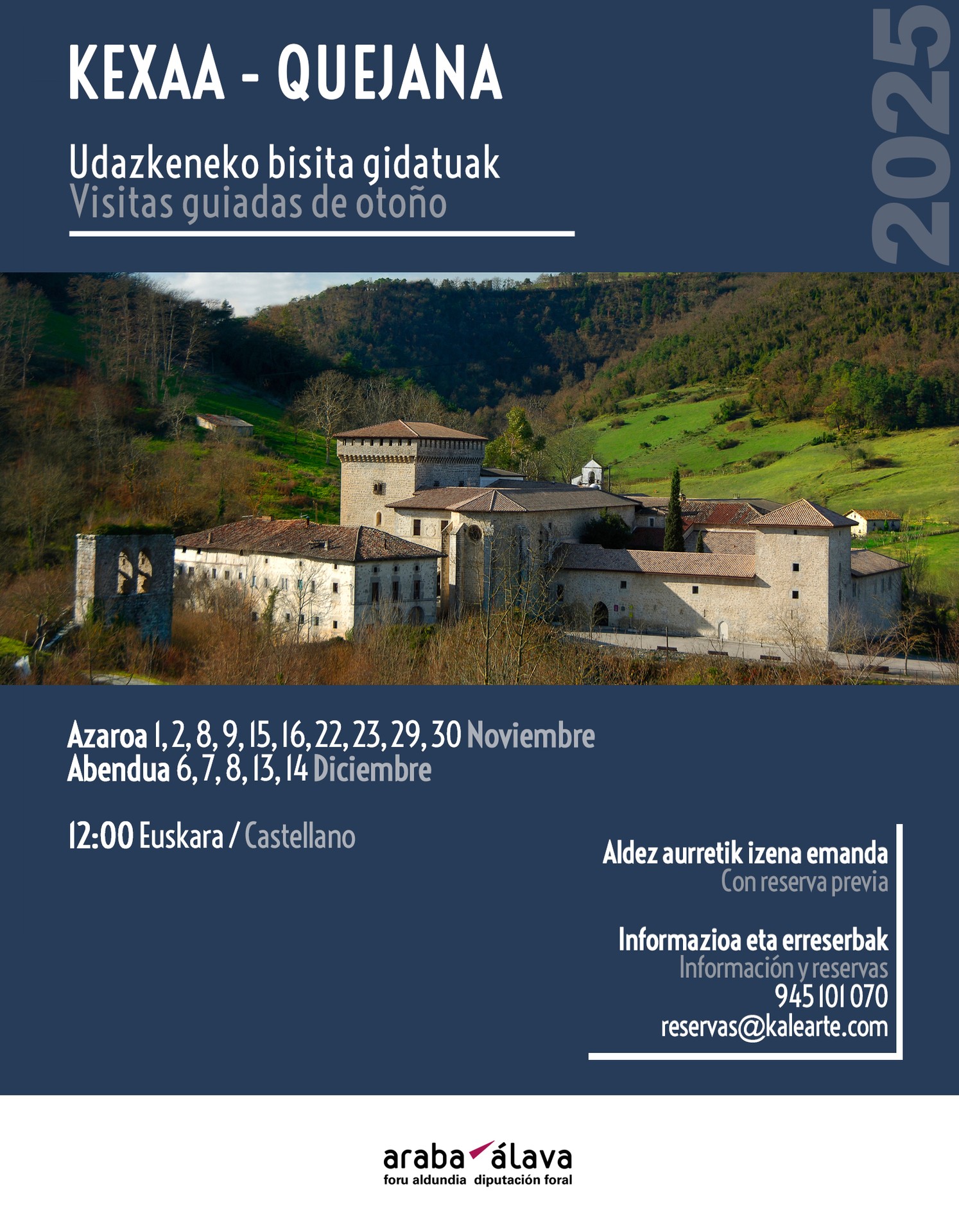 Bisita gidatuak izango dira udazken honetan ere Kexaako monumentu multzoan