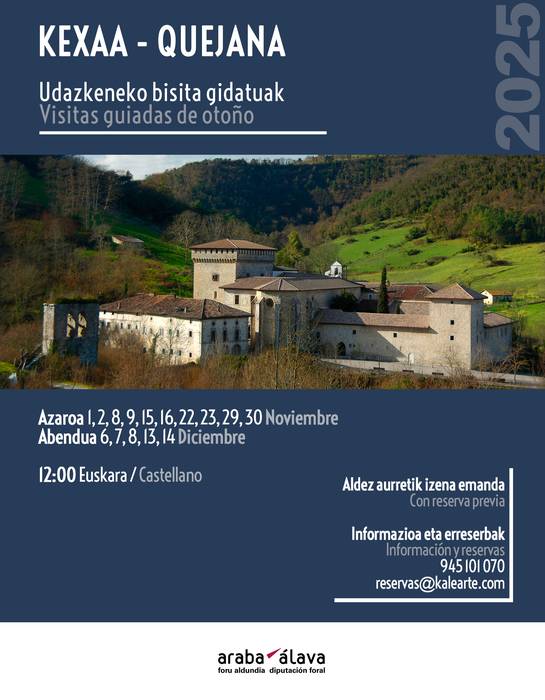 Bisita gidatuak izango dira udazken honetan ere Kexaako monumentu multzoan