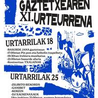 Amurrioko Gaztetxearen XI. urteurrena: Basurde jana + Txalainak