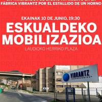 Vibrantzeko lan-heriotza salatzeko eskualdeko mobilizazioa