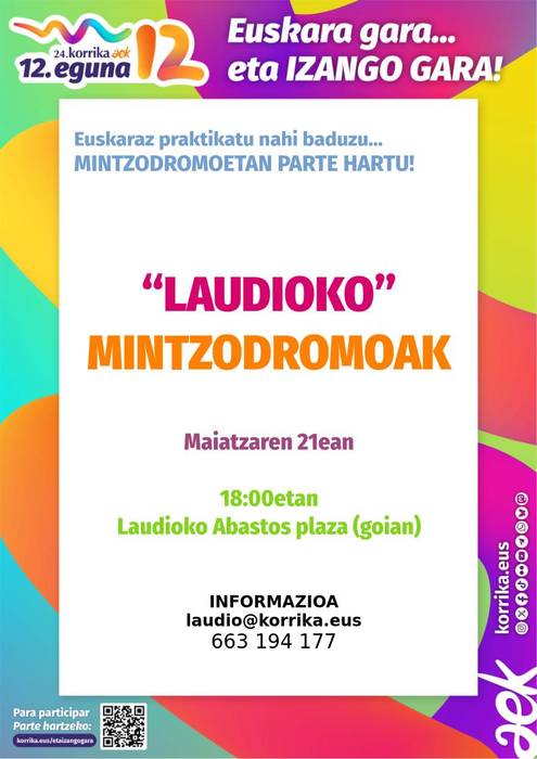 Laudioko mintzodromoak