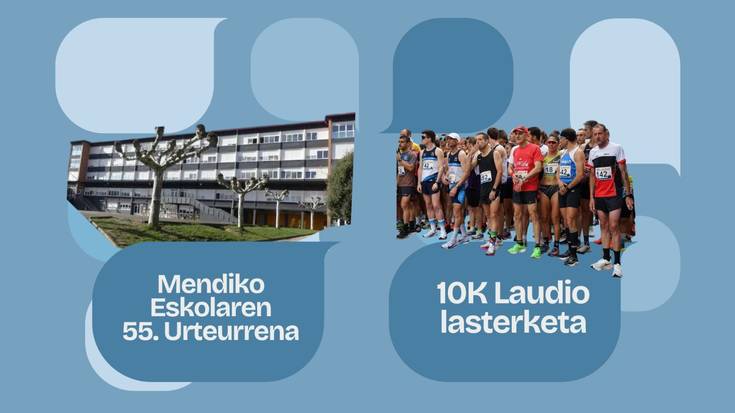 Mendiko Eskolaren 55. urteurrena eta Laudioko 10K lasterketa, azalera