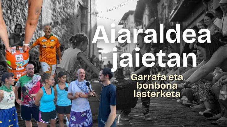 Garrafa eta bonbona lasterketako korrikalarien hitzak