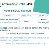 Bilera: Oxinburuko gimnasioaren funtzionamendua