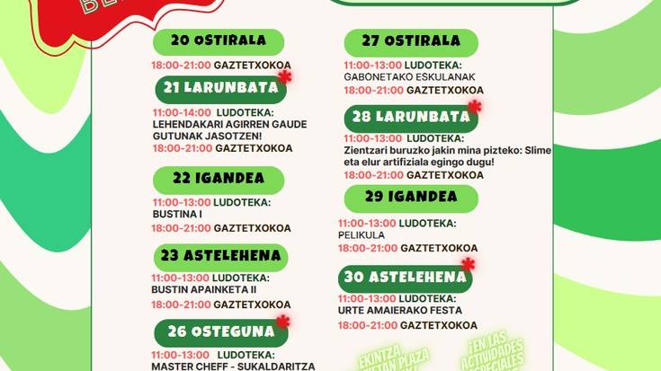 Orozkoko Gaztetxokoko egutegi berezia