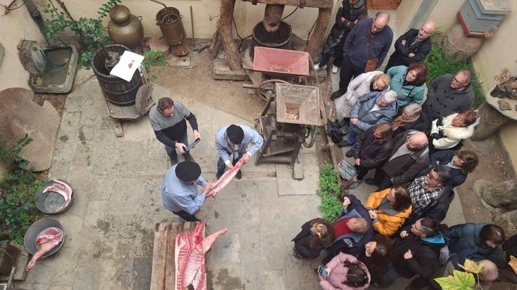 Txerrikien kultura zabaldu dute Artziniega Museoan, urteroko zitaren bidez