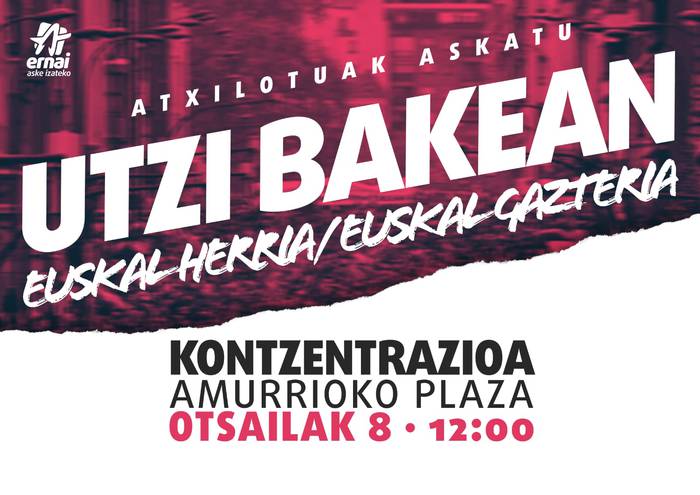 "Utzi bakean Euskal Herria/Euskal Gazteria!" mobilizazioa