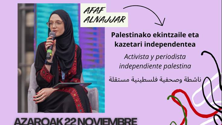 'Palestinako emakumeen begirada'