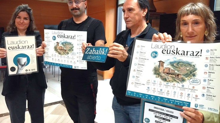 Merkataritzan, ostalaritzan eta tokiko zerbitzuetan euskara  sustatzeko plan berria abiatu du Laudioko Udalak