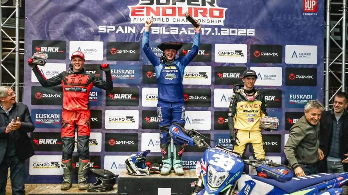 Eneko Martinezek hirugarren postua eskuratu du Munduko SuperEnduro Txapelketako BECeko proban