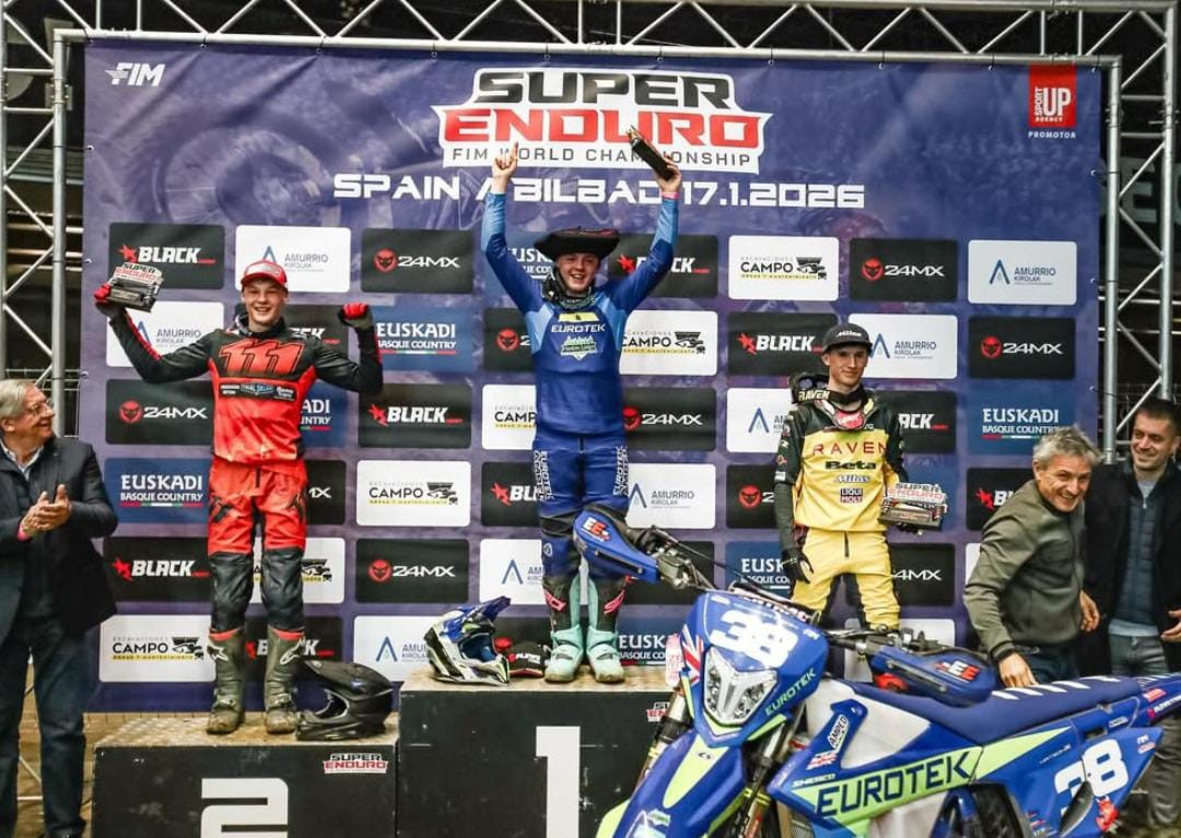 Eneko Martinezek hirugarren postua eskuratu du Munduko SuperEnduro Txapelketako BECeko proban
