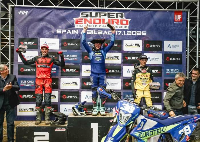 Eneko Martinezek hirugarren postua eskuratu du Munduko SuperEnduro Txapelketako BECeko proban